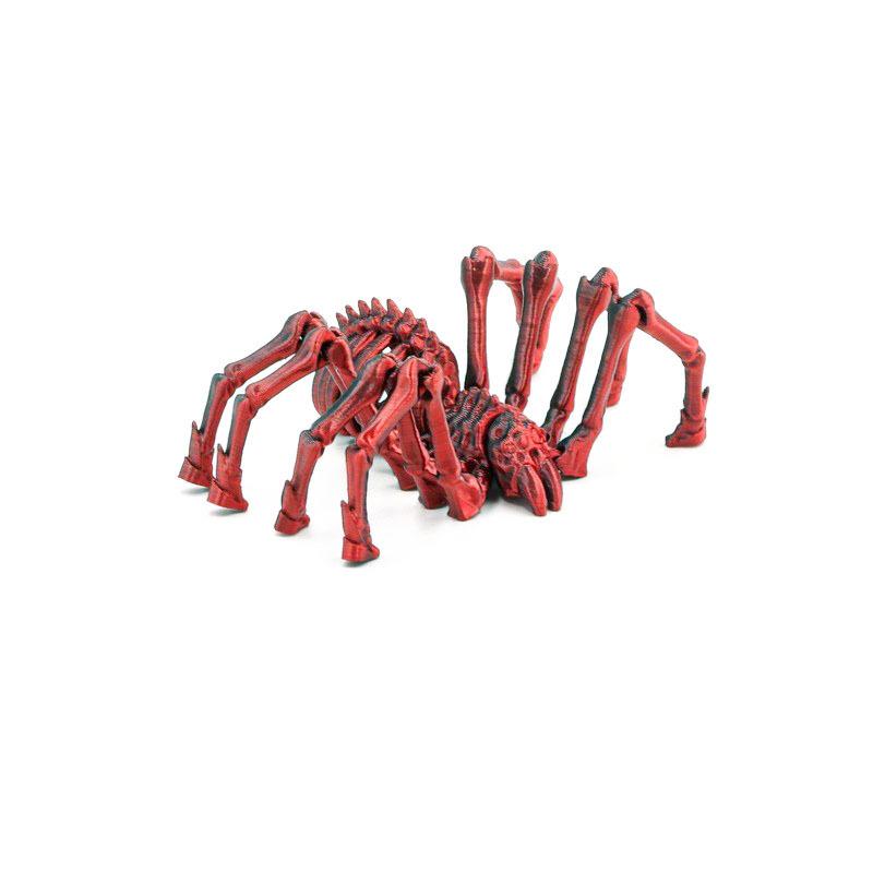Halloween Horror Crawling Spider Toy Statue 3D Printing Toys Simulation Insect Spider Toy Model Scene Decoration Children Gifts