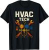 Funny HVAC TECH - Vintage Retro Technician Tools Gift Unisex T-Shirt