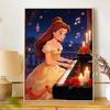 Disney Diamond Painting Kit Classic Belle Playing Piano Romantic Home Decor Craft Perfect Gift Idea Diamond Art