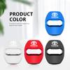 4pcs Car Door Lock Cover Protection Case  For Toyota GRsport Crown Hilux Aygo Yaris Corolla Rav4 CHR Auris Cruiser Sticker