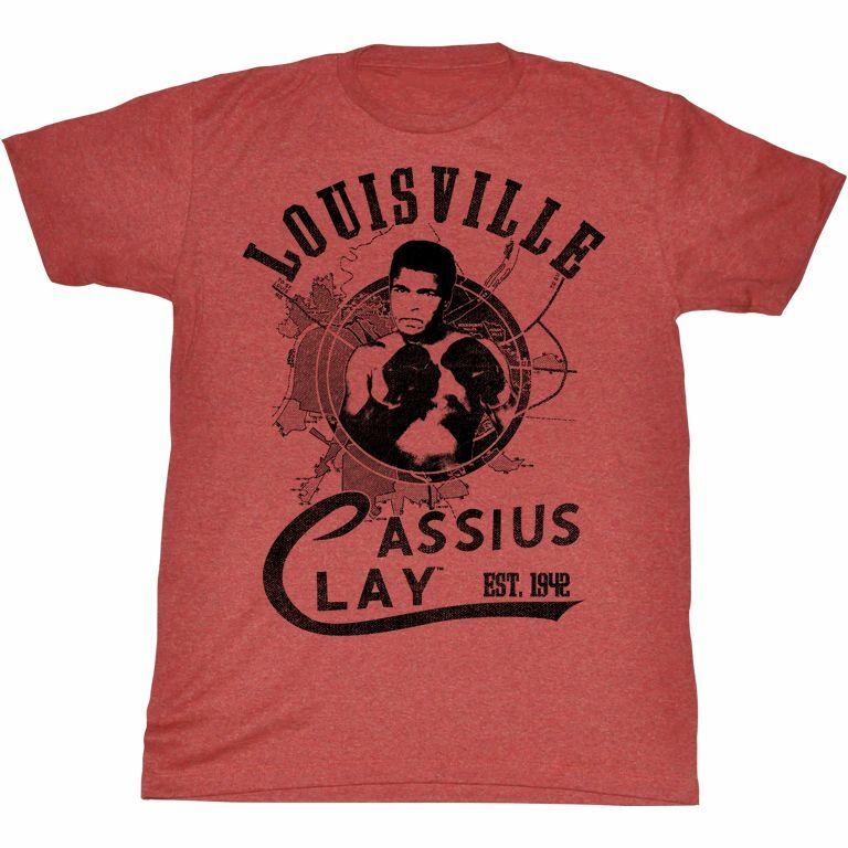 Muhammad Ali The Greatest Red Heather Adult T-Shirt XXXXL