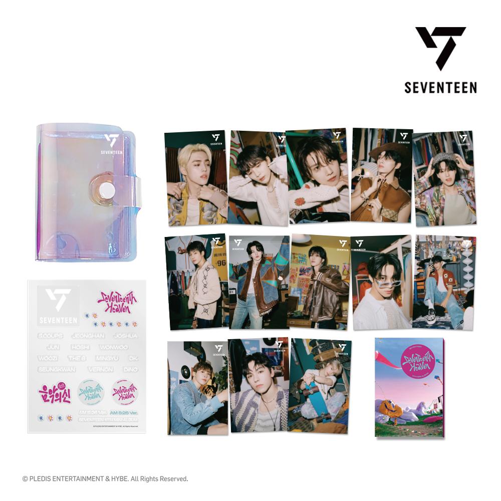 SEVENTEEN 3D Lenticular Mini Card & Binder AM 5:26 ,Official, Original, Authentic, KPOP