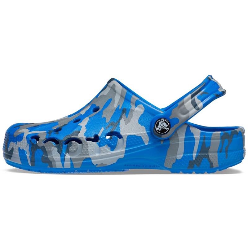 Crocs Classic Baya Clog EVA Sandals Camo Unisex 'Blue'