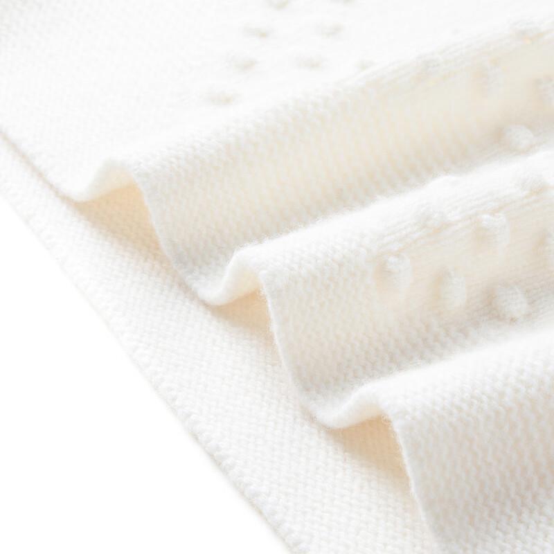 TUHUANG Women's Thickened Pure Wool Beaded Turtleneck Sweater