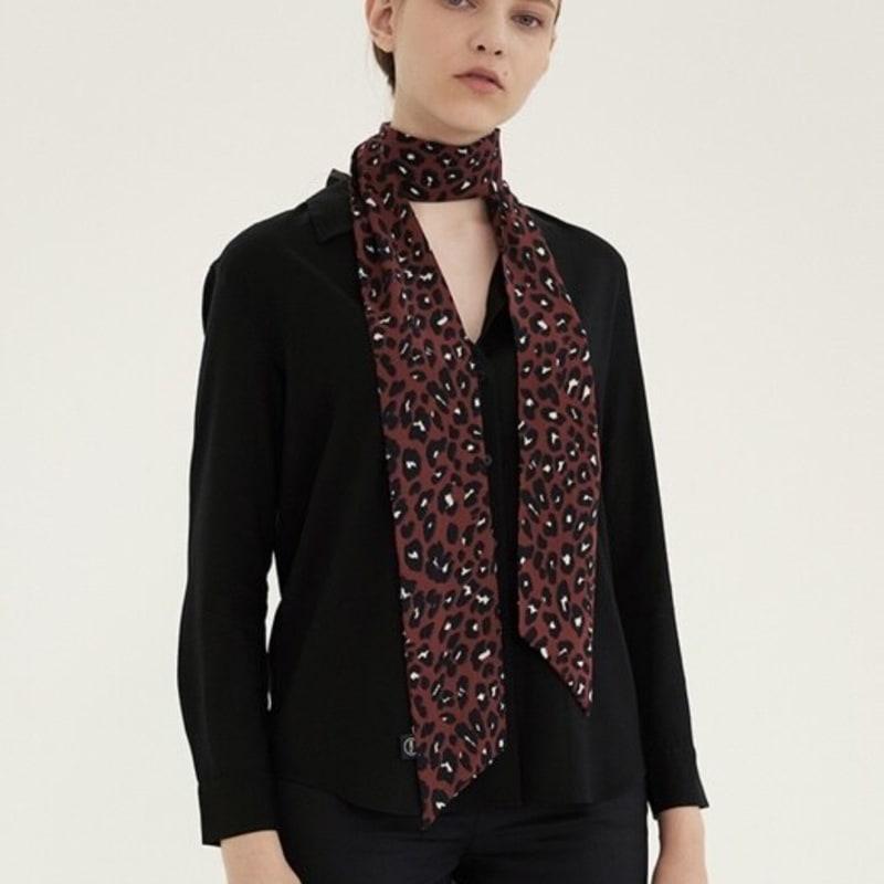 BB’DE SOLI’DE leopard tie scarf