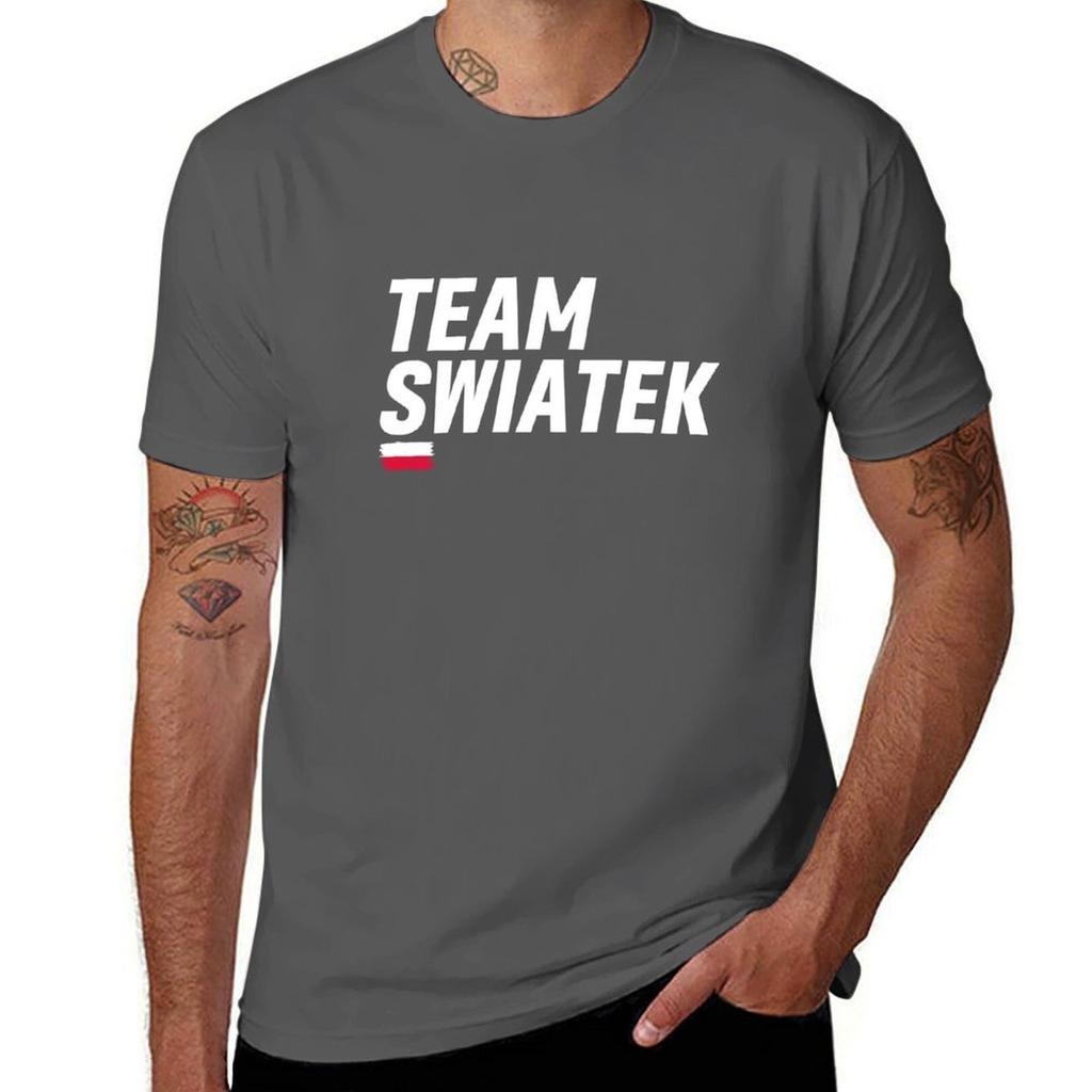 Iga Swiatek T-Shirt Weiches Langlebiges Baumwoll-T-Shirt