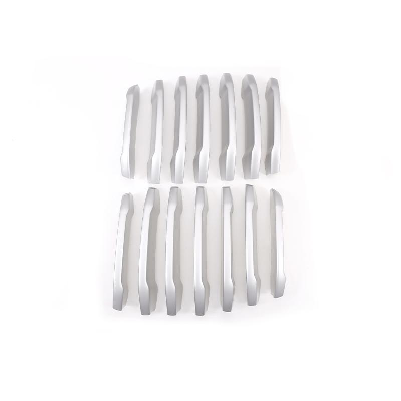 ABS Silver Car Front Grill Grille Decorative Cover Trim Strip For BMW X3 X4 G01 G02 2018   Auto Exterior