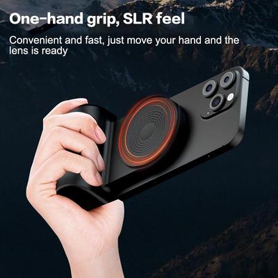 Poignée Magnétique Macsafe pour Caméra Stabilisateurs Bluetooth pour Téléphones Cellulaires Support Photo Anti-Secousse Selfie Pour Magsafe Charge Sans Fil