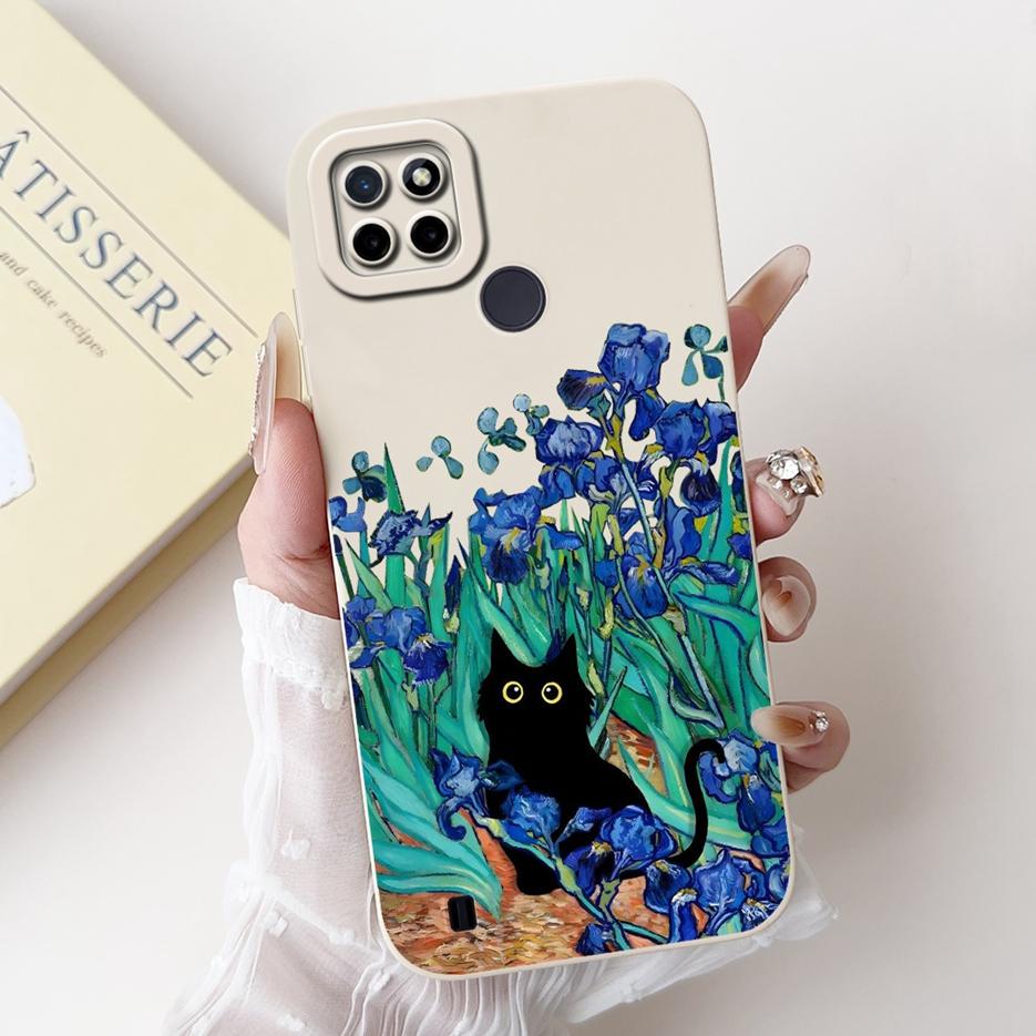 For Realme C21Y C25Y Case Luxury Candy Painted Cover Shockproof Phone Case For Realme C21 C 21 Y RealmeC21Y RealmeC25Y Soft Bags