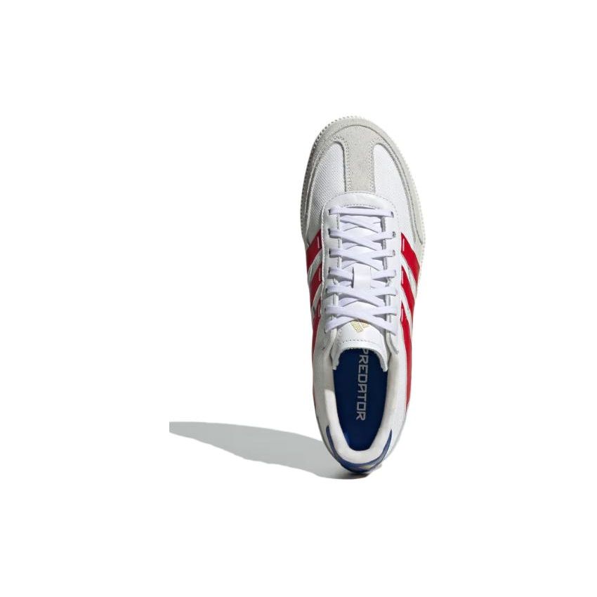 Adidas Predator 24 League Low Freestyle White Scarlet Royal Unisex Sneakers Cloud-White Better-Scarlet Royal-Blue IG8974