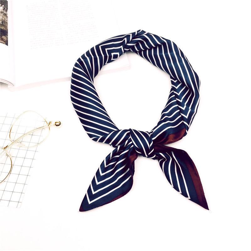 Fashion Decoration Scarf Hairband Tie Hair 70 Small Square Scarf Silk Scarf Women'S Spring And Autumn Versatile Small Scarf Professional Scarf