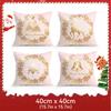 Pink Gold Christmas Theme Cushions Pillowcase Polyester Cushion Cover Throw Pillow Pillowcover Home Car Sofa Decor