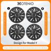4PCS/Set Hubcaps 19 inches Full Coverage Arachnid Wheel Cover Cap Design for Tesla Model S/ Model Y Automobile Accessories