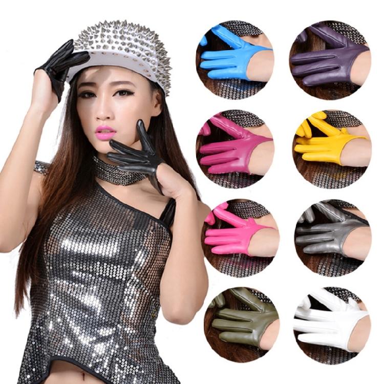 Half Hand Gloves Backless Detailing Lightweight Faux Leather Enhances Outfits For Photography Or Commuting
