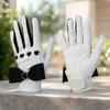 Enhanced Grip Golf Gloves with Bow Snug-Fit Microfiber Comfortable