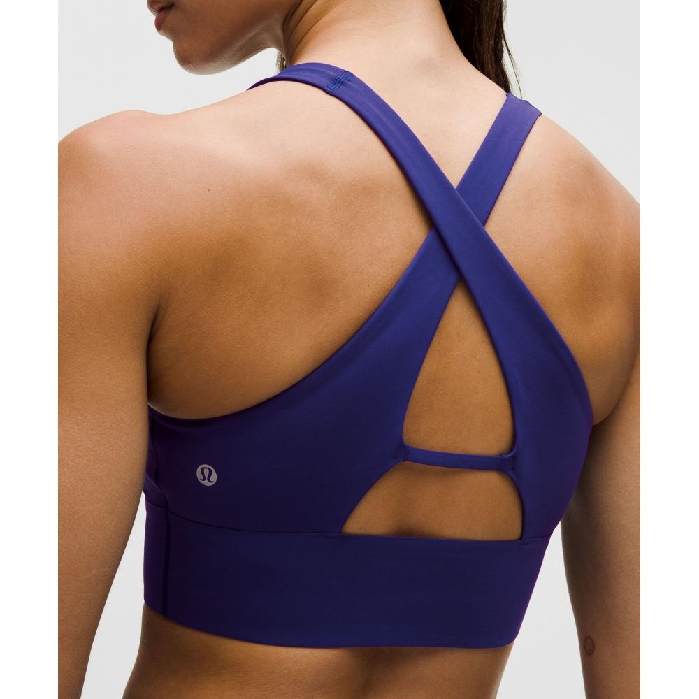 Lululemon Lightlift Sports Bra  Medium Support  B C Cup Deep Sea Blue