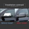 Matte Black Exterior Rearview Mirror Cover Trim Decor For Toyota Tundra/Sequoia