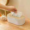 Wooden Tissue Box Cover with Minimalist Design, Light Luxury Home Decoration for Desktop & Living Room Napkin Organizer