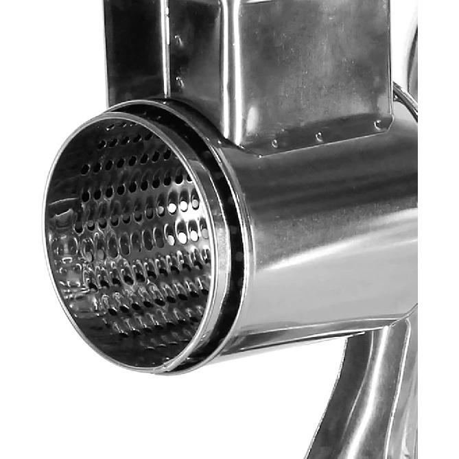 Upgrade Stainless Steel Rotary Vegetable Cheese Grater Potato Slicer Rotary Handheld Grater with 5 Blades Dishwasher Safe