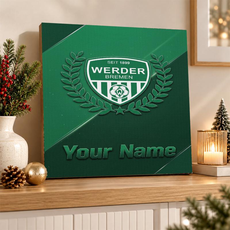 Werder Bremen FC Custom Name Text 5D Diamond Painting Kit DIY Full Drill Diamond Art Decoration