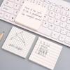 Simple Ins Sticky Notes: Strong Adhesive Grid-Lined Memo Pad for Students and Office Use