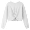 Spring and Autumn Thin Sweatshirt Design, Versatile Short Women's Casual Long-sleeved Top