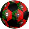 1 pz Pallone da Calcio Nazionale del Portogallo Taglia 5 Pallone da Calcetto Indoor alla Moda Colorato Gioco in Cortile - Ottimo Regalo per Appassionati di Sport HE51