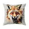 1Pc Watercolor Fox Throw Pillow Cushion Cover Seat Car Home Decor Sofa Bed Decorative Pillowcase 45X45Cm