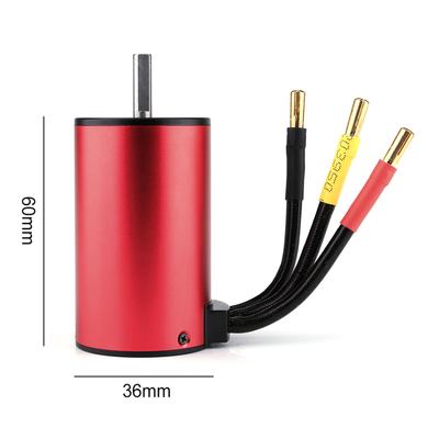 S3660 3100KV Brushless Motor Waterproof Motor 80A ESC Replacement for Traxxas WLtoys RC Car Tamiya