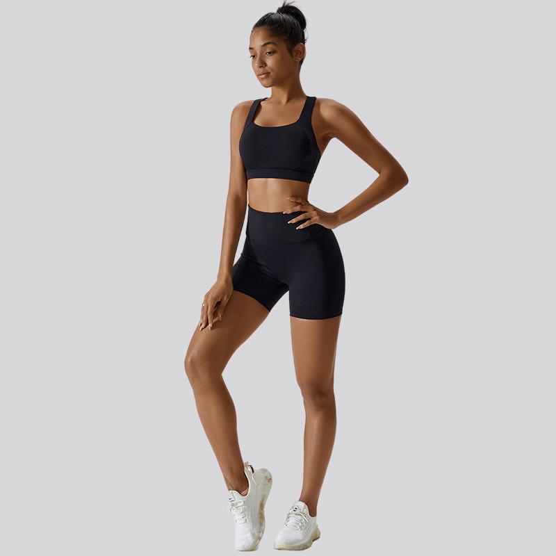 Tuta da Yoga Autunno/Inverno Delicata sulla Pelle: Set Canotta Controllo Pancia ad Alta Elasticità e Abbigliamento Fitness