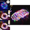 Led Light Flower Hair Accessory For Brides And Party Decorations Suitable For All Ages