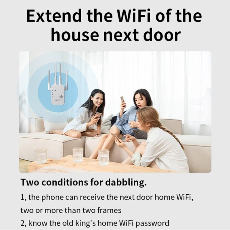 300Mbps WiFi Signal Amplifier Wireless Networking Router Repeating Wall Extender Accessories Enhancer Home Penetration