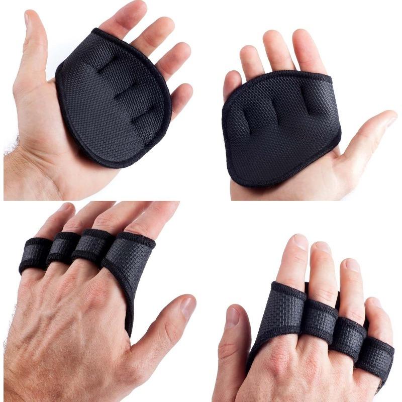 Four-finger Fitness Weightlifting Gloves, Pull-up Anti-skid Sports Protective Cover, Dumbbell Anti-skid and Anti-abrasion Palm Sticker