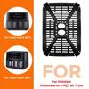Oil Separator Air Fryer Grill Plate Non-Stick Grill Pan Air Fryer Liner  Dual Basket Air Fryer