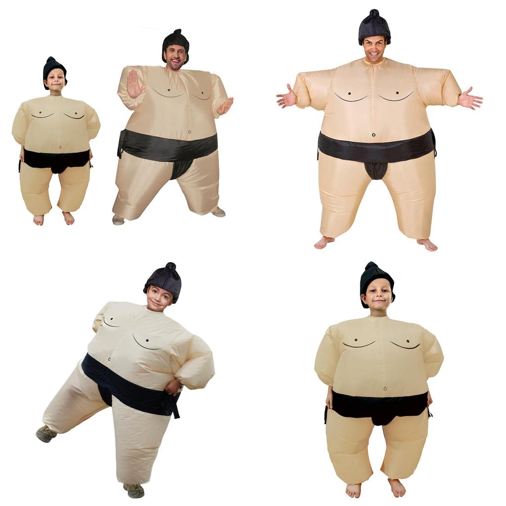 Vibrant Inflatable Sumo Wrestler Costume For Adults And Kids Ideal For Fun Parties