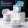 100/200Pcs Double Head Multi-purpose Fluorescent Agent Free Cleaning Tampons Cotton Buds Baby Nursing Supplies Baby Cotton Swab