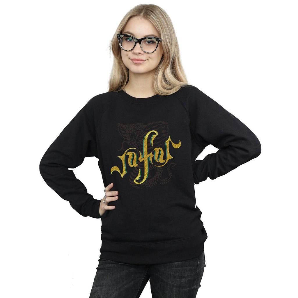 Disney Womens/Ladies Aladdin Movie Jafar Snake Logo Sweatshirt