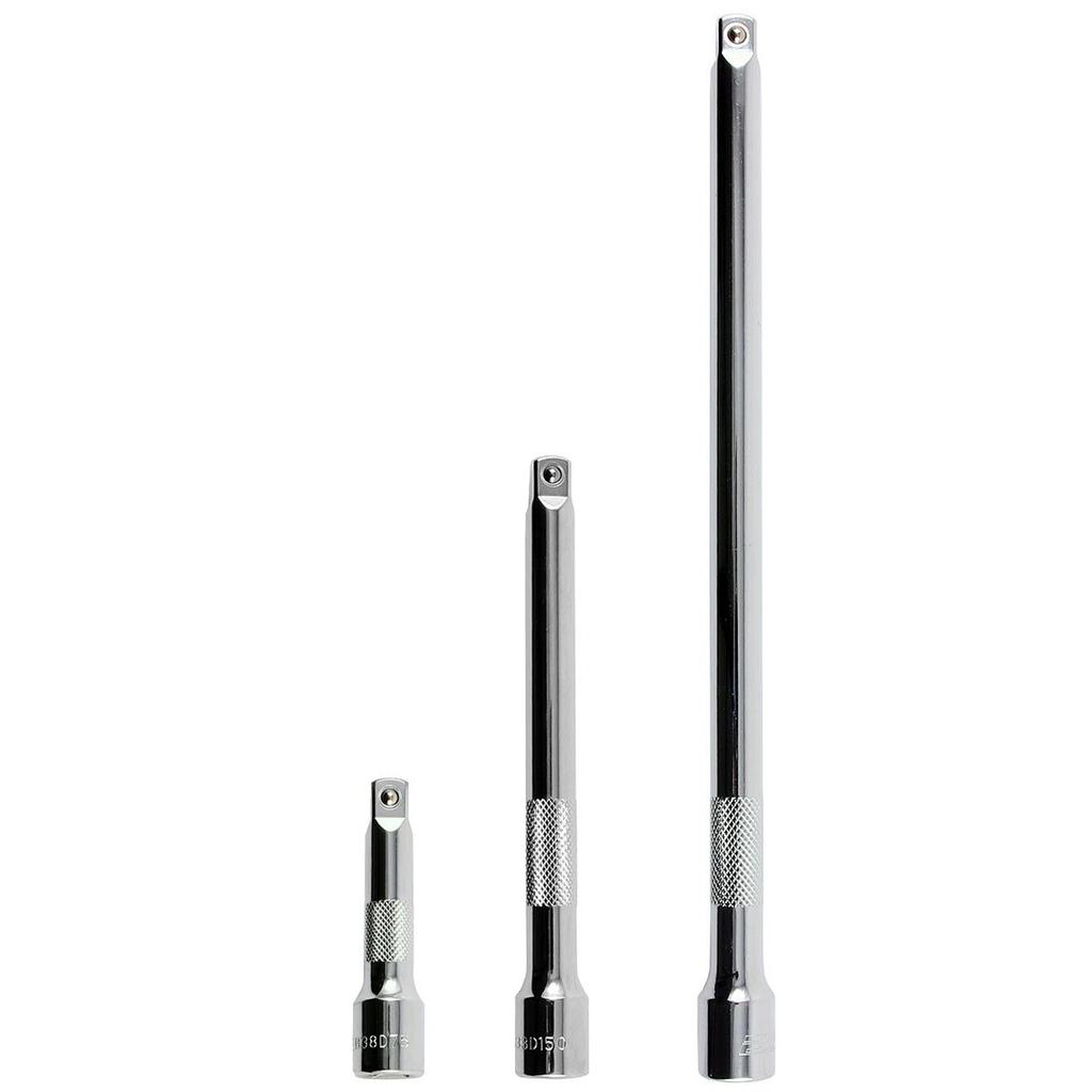 PWT Extension Bar Set 75 150 250mm IEB38SET 3/8" 9.5mm