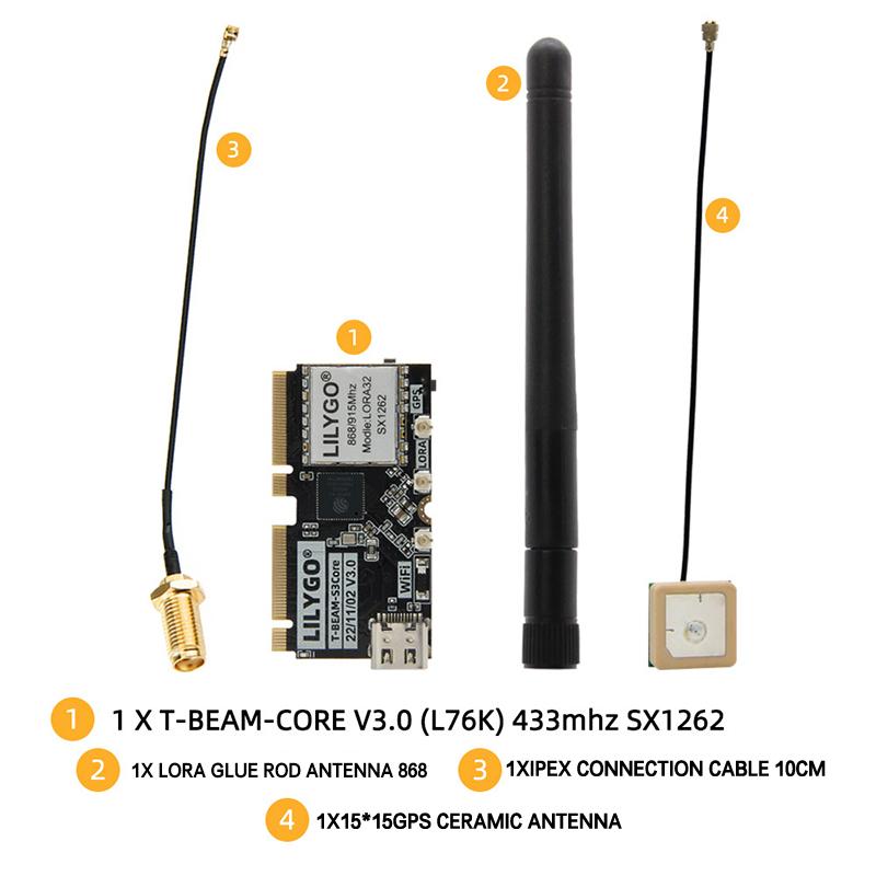 1Set Wifi Bluetooth Wwireless Module Lilygo® T-Beam Esp32-S3+Lora+Gps+Oled+Imu+Pmu Development Board