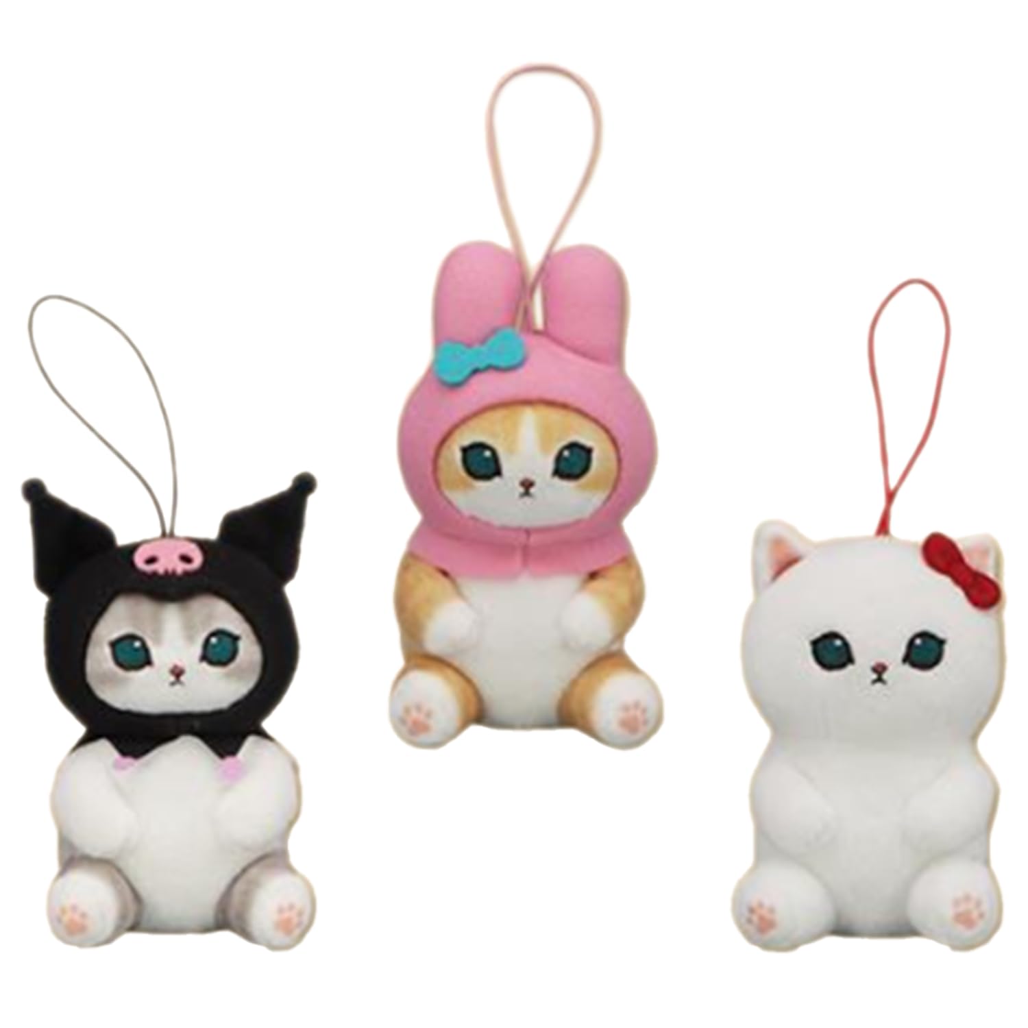 

x Characters Collaboration Mascot Set of 10cm mofu sand San Rio 3, Approx. (Vol.1)