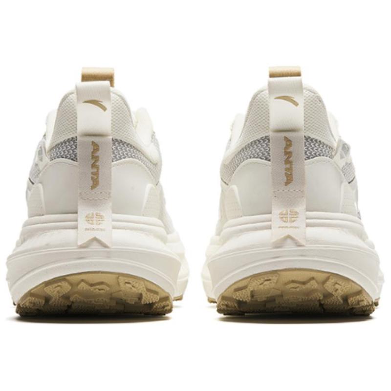 Anta Slip-Resistant Low-Top Running Shoes Women's Ivory White Sneakers 122425572-3