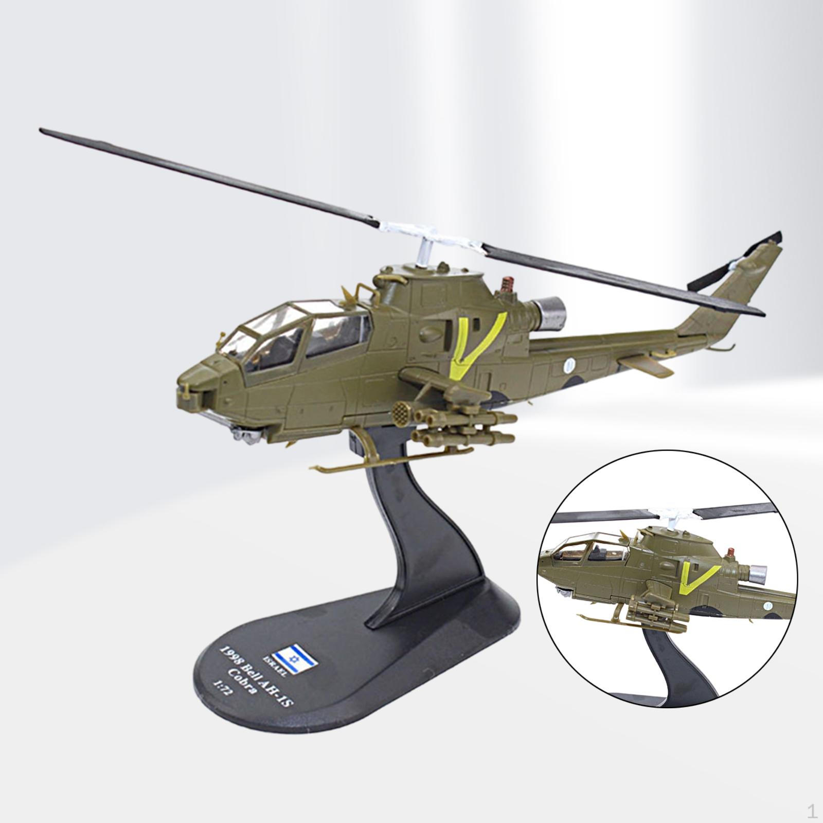 

1:72 AH-1S Литий Модель Гелікоптера Штурмовий Літак для Домашньої Книжкової Полиці