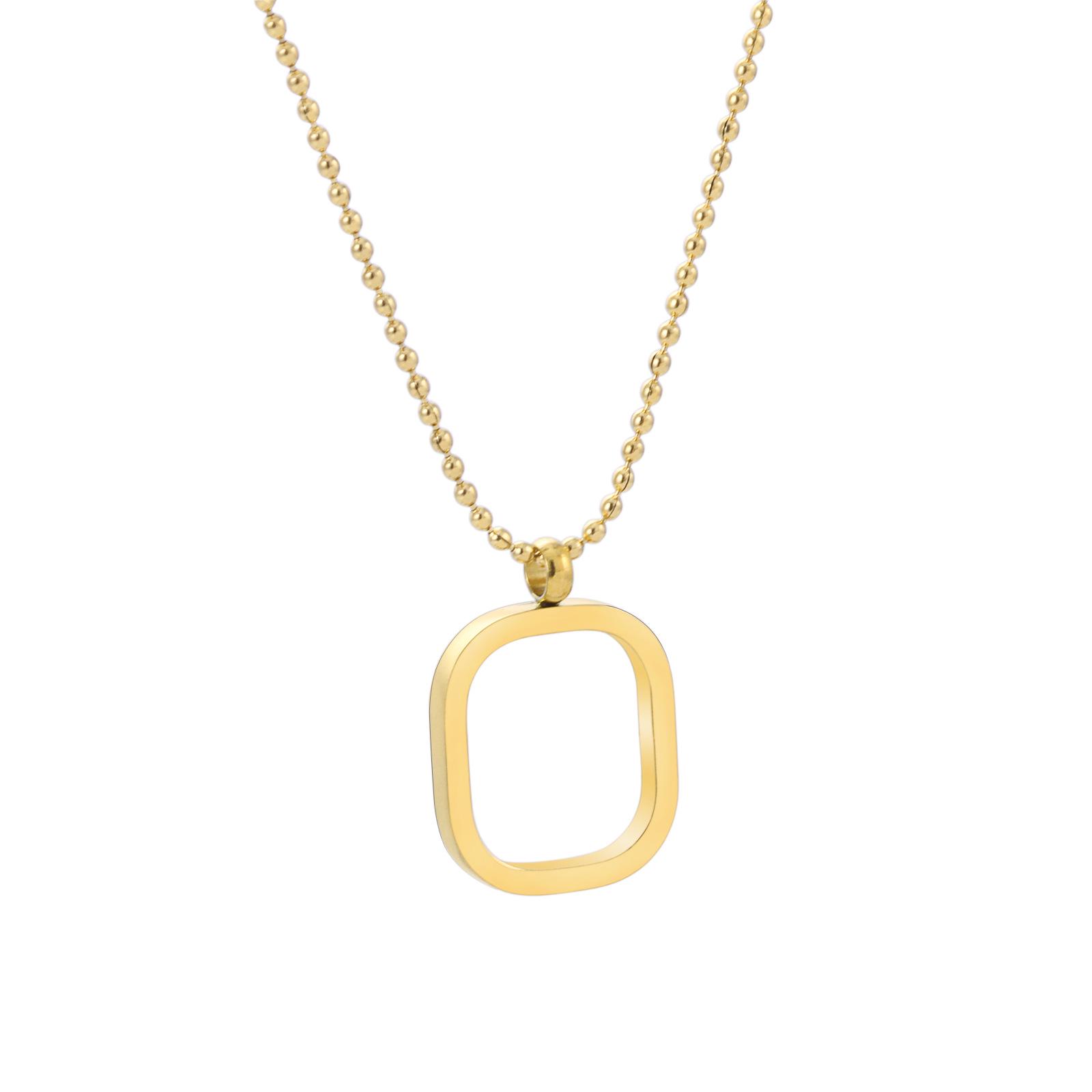 Trendy Women s Roman Numeral Titanium Steel Necklace – European & American Style