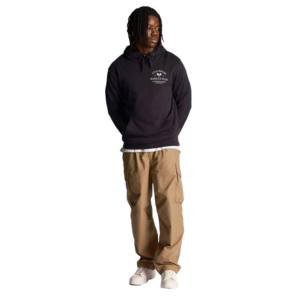 Lyle & Scott Mens Racquet Club Graphic Hoodie