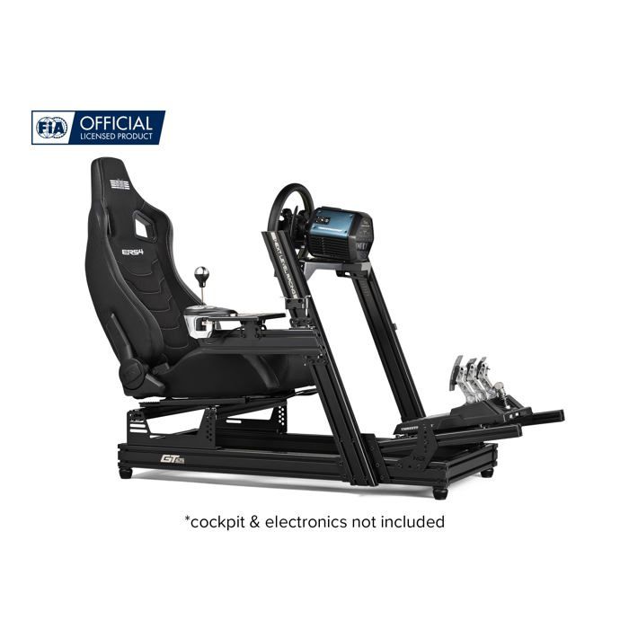 Siège de simulation - next level racing - ers4 elite - réglable en hauteur - tissu - noir