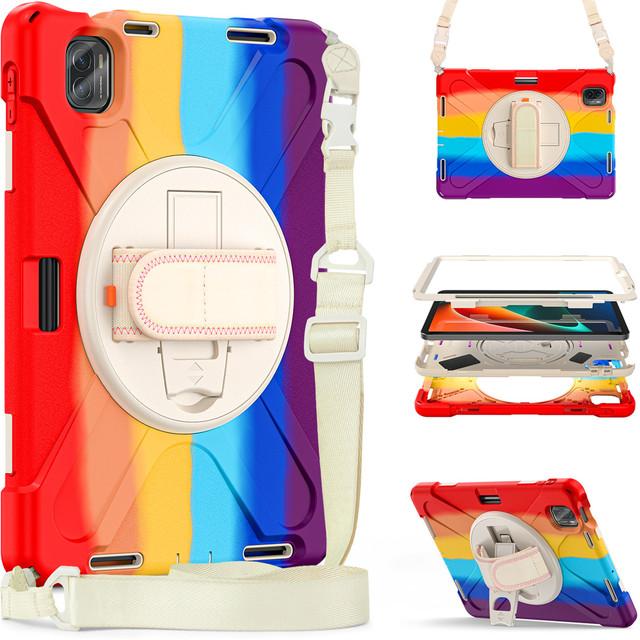 For Xiaomi Mi Pad 5 Pro Case, Shockproof Kids Protection Cover for Xiaomi Pad 5 Case Kickstand Shoulder Strap