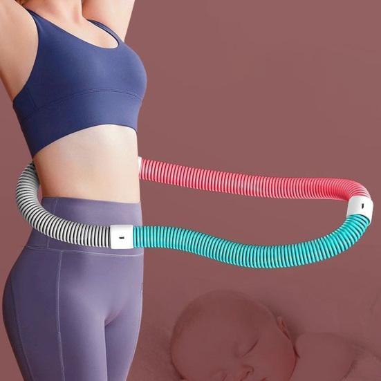 Weighted Soft Spring Hoop Waist-Friendly Foldable Fitness Hoop Portable Home Gym Men Women Adults Body Waist Slimming Exercise Equipment