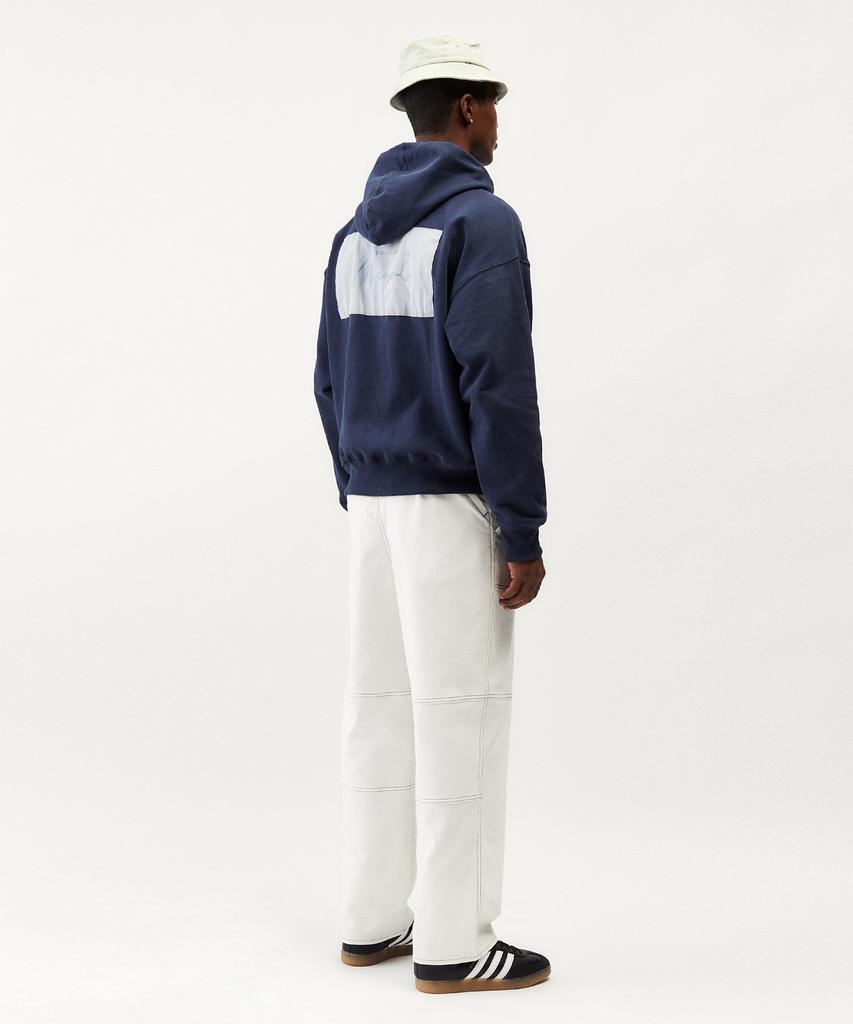 Color Block Hoodie_Navy
