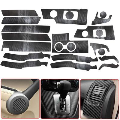 Carbon Fiber Look Car Interior Decor Kit Trim Sticker Sticker For Honda CR-V CRV