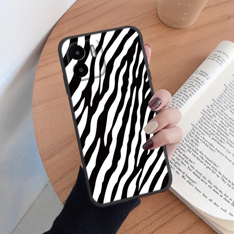 Phone Case For Redmi A1 A2 13 13C 14C A3 4G Soft Silicone TPU Back Cover Cases Protective Coque Shell Leopard Painted Bags Capa